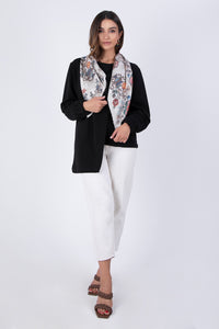 Silk scarf in Agapi heritage floral print